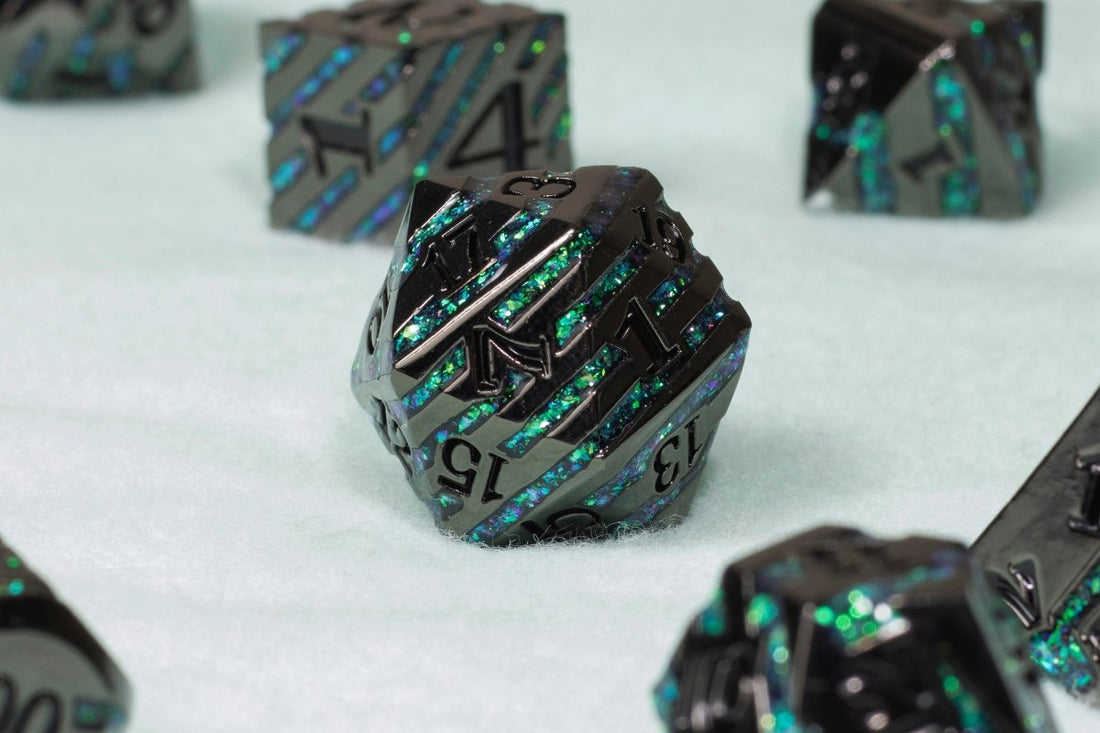 Zone of Creation Dnd Metal Dice Set - Roll With Advantage