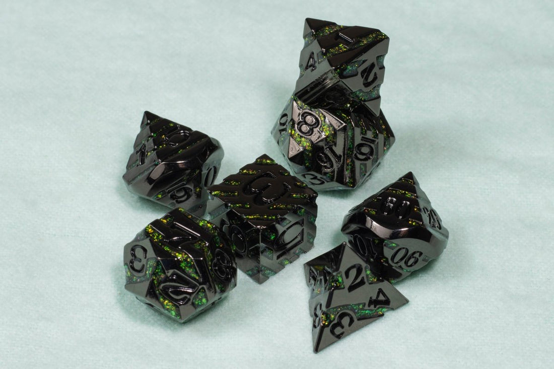 Zone of Truth Dnd Metal Dice Set - Roll With Advantage