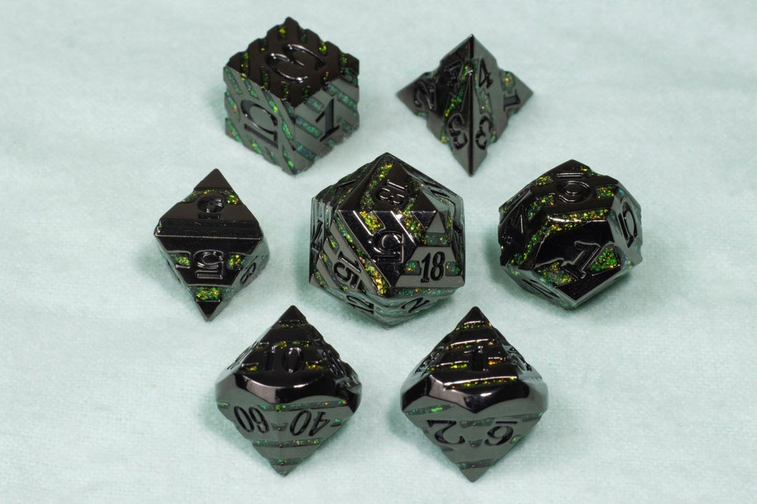 Zone of Truth Dnd Metal Dice Set - Roll With Advantage